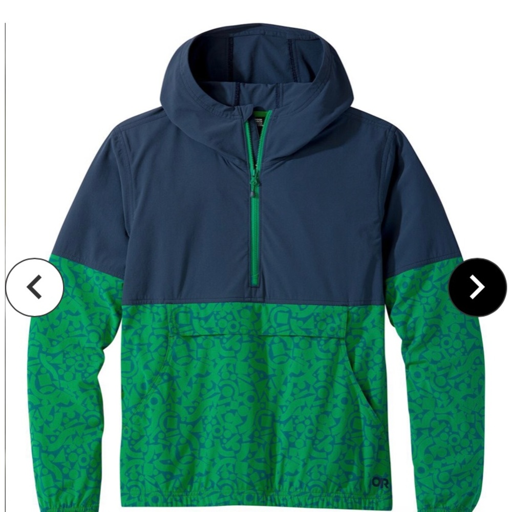 Outdoor Research soft shell hoodie in medium